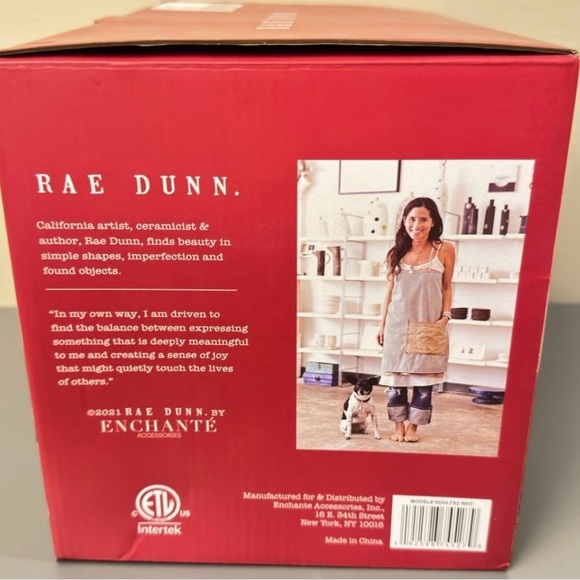 Rae Dunn Toaster, Stainless Steel 2 Slice Square Toaster, 5 Browning Levels NWT - Picture 4 of 8